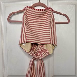 XS Moon River cropped halter top.